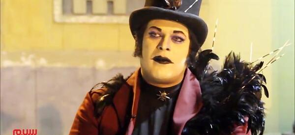 عکس پژمان بازغی در آهوی پیشونی سفید