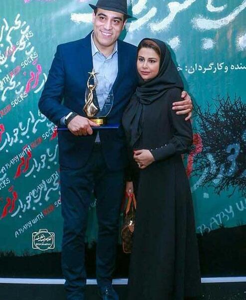 عکس جدید امیریل ارجمند و همسرش
