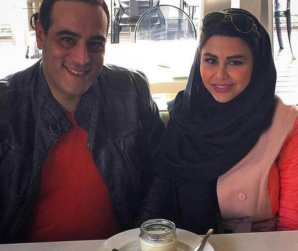 عکس جدید امیریل ارجمند و همسرش