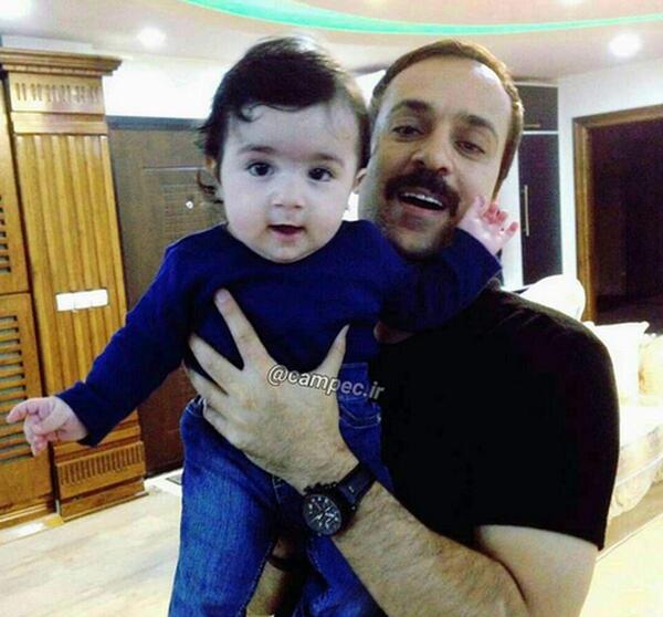عکس احمد مهرانفر و فرزندش