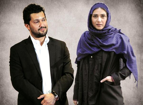 عکس باران کوثری و حامد بهداد