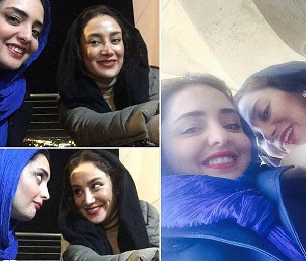 عکس بهاره افشاری و نرگس محمدی