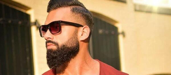 عکس ریش بلند با موی کوتاه