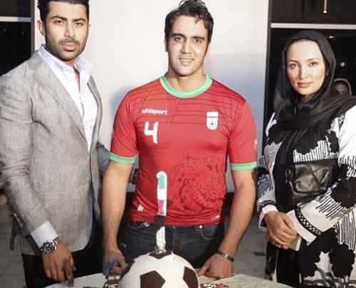 عکس پوریا پورسرخ کیک