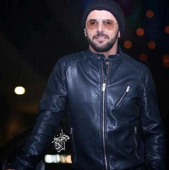عکس امین حیایی با عینک