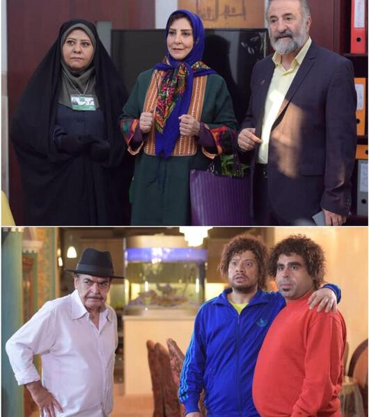 عکس علی صادقی با روسری