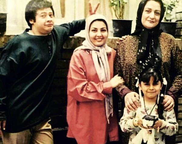 عکس علی صادقی با روسری