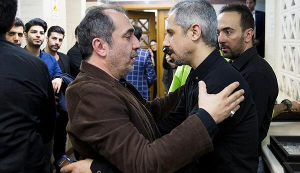 عکس سیامک انصاری در بیمارستان