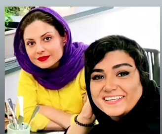 عکس باران کوثری با فرزاد فرزین