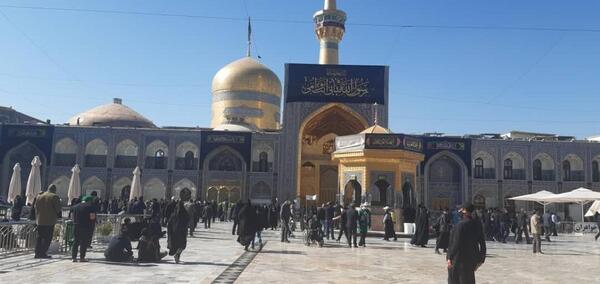 عکس حرم امام رضا در روز های کرونا