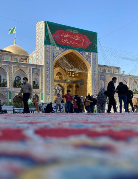 عکس حرم امام رضا در روز های کرونا