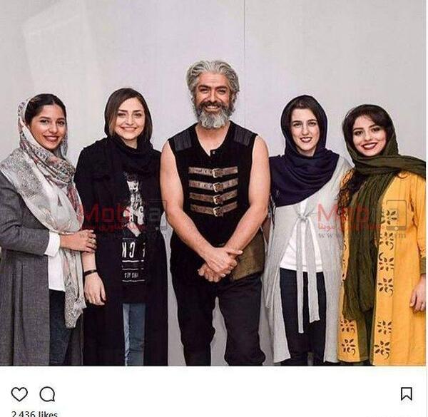 عکس حسین پاکدل و خانوادش