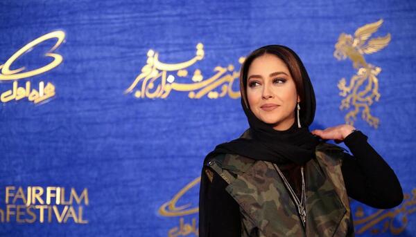 عکسهای بهاره افشاری در جشنواره فیلم فجر