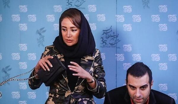 عکسهای بهاره افشاری در جشنواره فیلم فجر