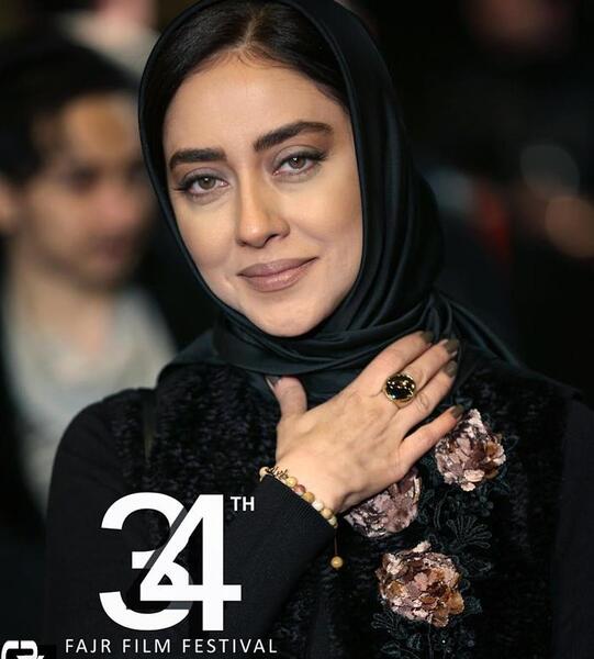 عکسهای بهاره افشاری در جشنواره فیلم فجر