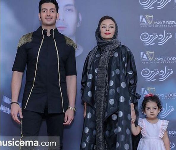 عکس فرزاد فرزین و پسرش