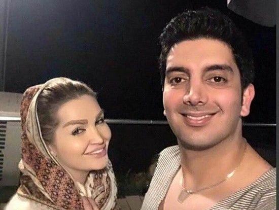 عکس فرزاد فرزین و پسرش