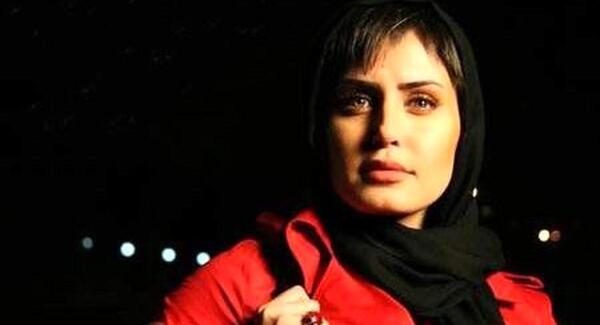 عکس الناز شاکردوست با چتر