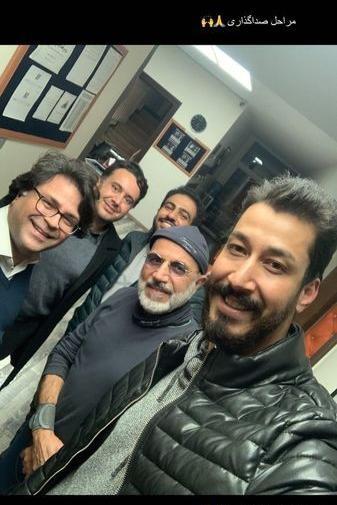 عکس بهرام افشاری با ریش