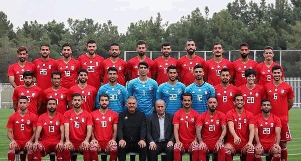 عکس بازیکنان تیم ایران
