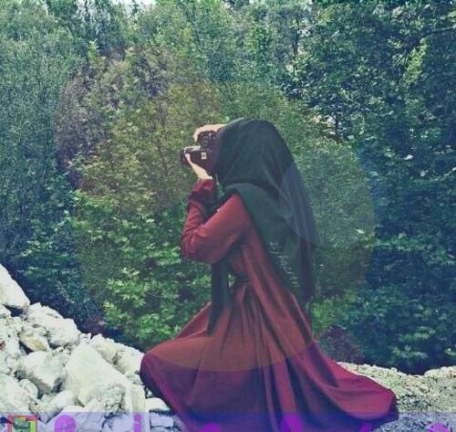 عکس ژست دختر برای پروفایل