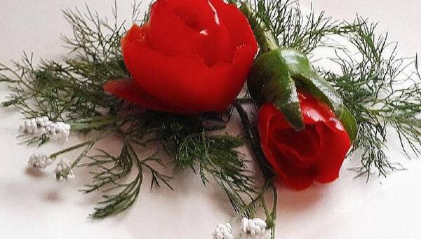 عکس گل رز و غنچه