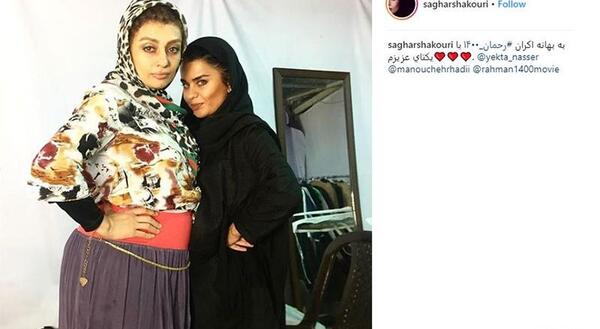 عکس بهرام افشاری در فیلم رحمان 1403