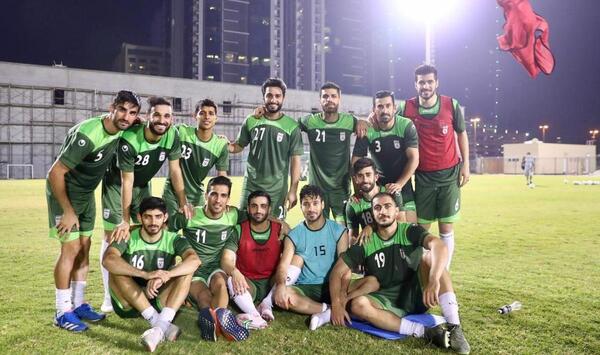 عکس فوتبال تمرین