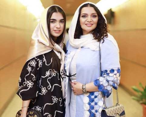 عکس یادگاری الهام پاوه نژاد با مهران مدیری