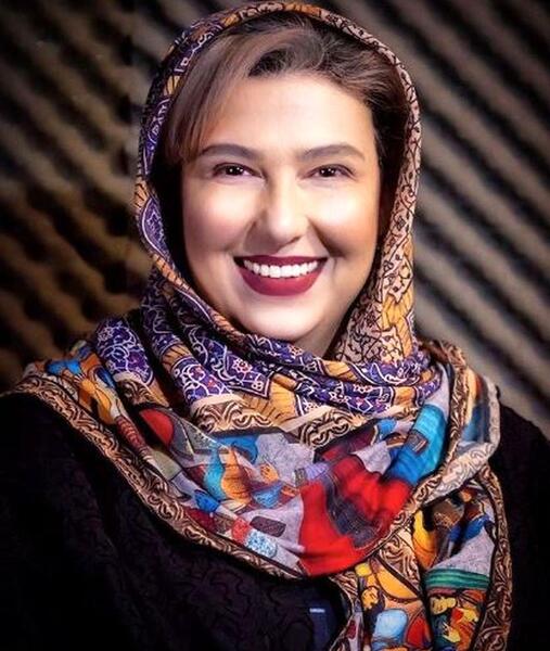 عکس یادگاری الهام پاوه نژاد با مهران مدیری
