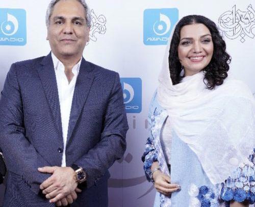 عکس یادگاری الهام پاوه نژاد با مهران مدیری