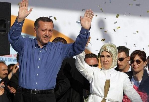 عکس زن رجب طیب اردوغان