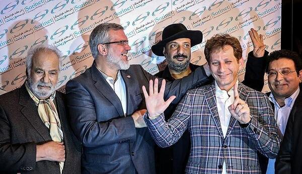 عکس امیر جعفری با بابک زنجانی