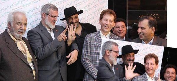 عکس امیر جعفری با بابک زنجانی