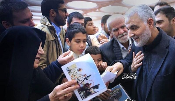عکس شهید حاج قاسم سلیمانی و یارانش