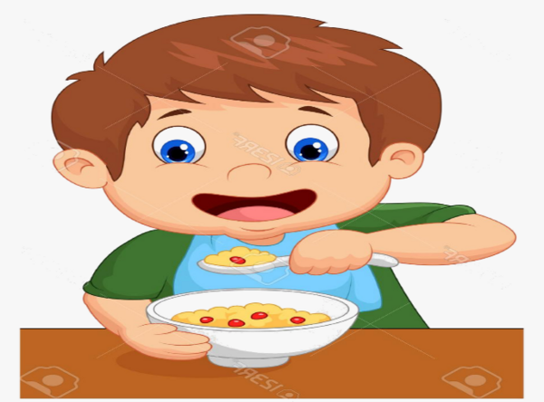 عکس کارتونی صبحانه