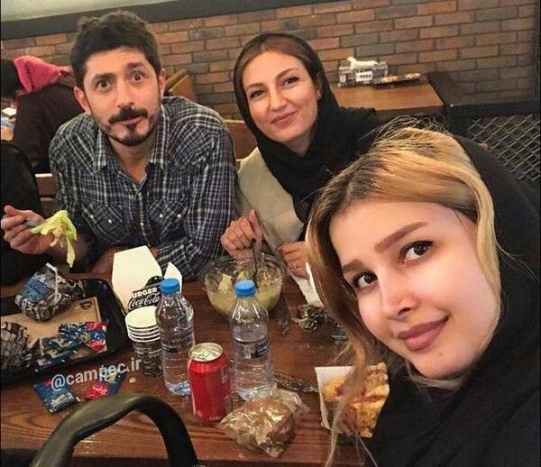 عکس حديث ميراميني همسرش