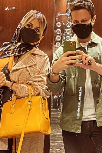 عکس شاهرخ استخری و ماشینش