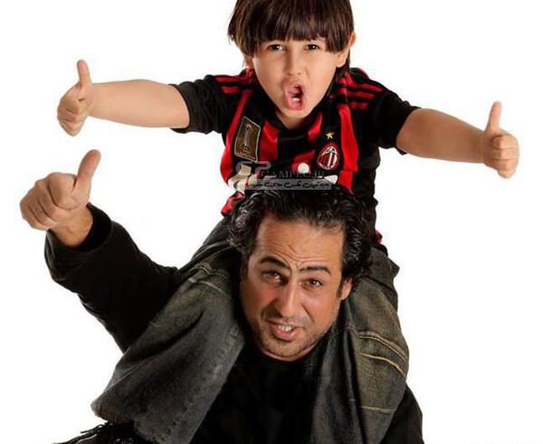 عکس رامین راستاد و پسرش