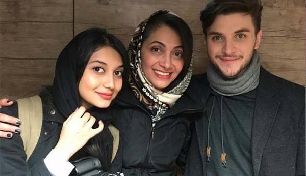 عکس امین حیایی با مونا بانکی پور