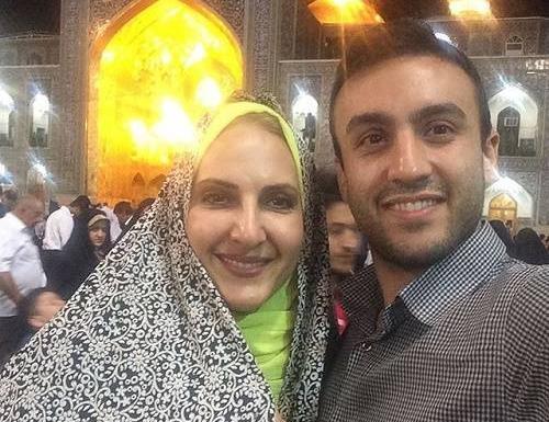 عکس فاطمه گودرزی با همسر و فرزندانش