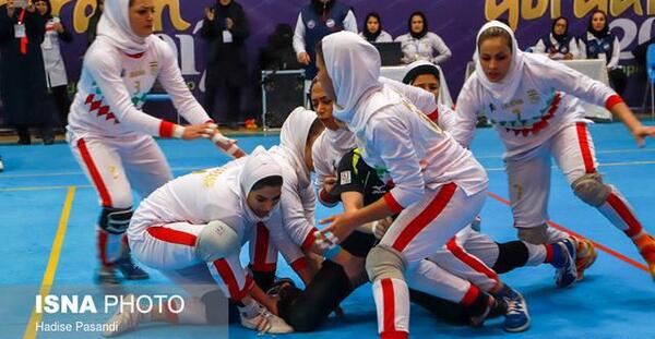 عکس بازیکنان تیم ملی کبدی بانوان ایران