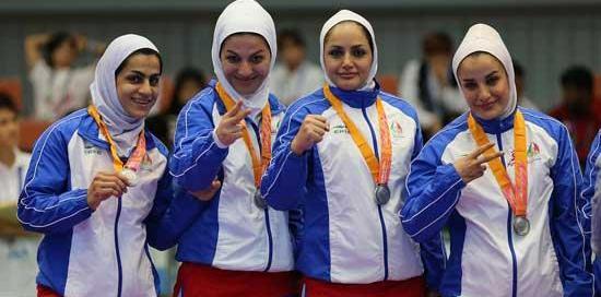 عکس بازیکنان تیم ملی کبدی بانوان ایران