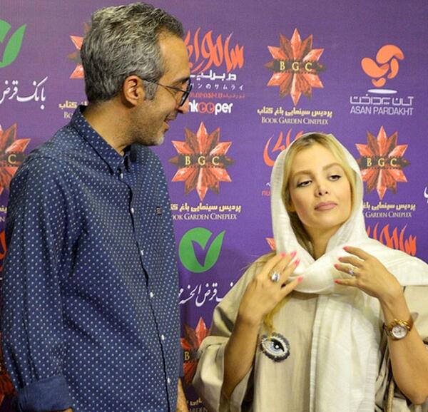 عکس امیر مهدی ژوله ودخترش گندم