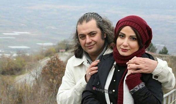 عکس حسن پورشیرازی باهمسرش