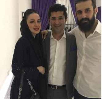 عکس شیلا خداداد با سعید معروف
