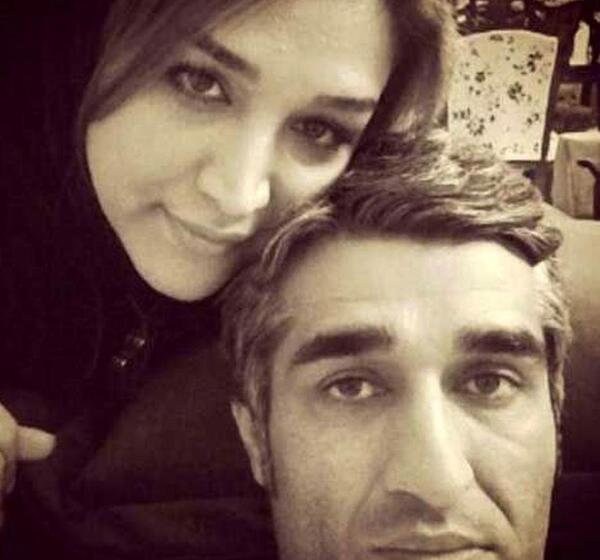 عکس پژمان جمشیدی با خانمش