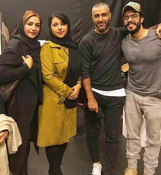 عکس پژمان جمشیدی با خانمش