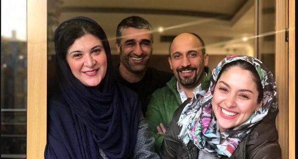 عکس پژمان جمشیدی با خانمش