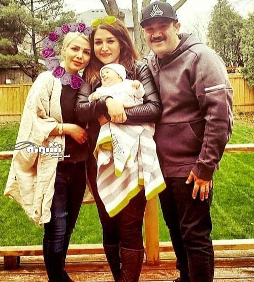 عکس پژمان جمشیدی با خانمش